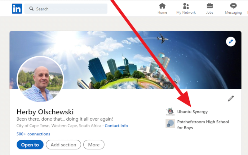 Add this initiative to your LinkedIn profile